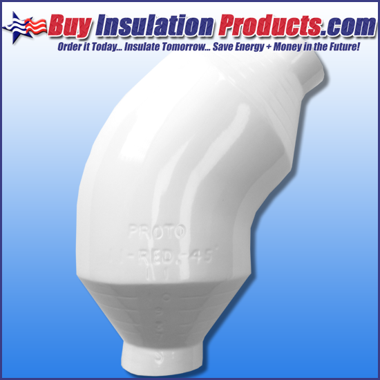 PVC Reducer 45° Degree Elbow Fitting Cover